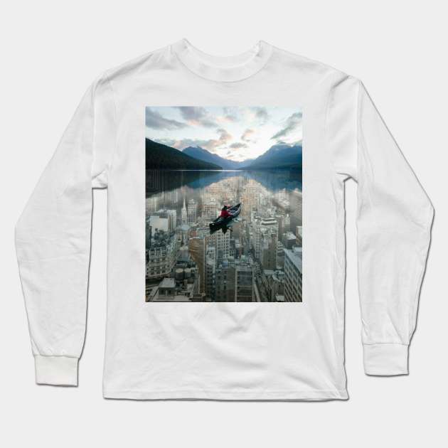 Underwater City Long Sleeve T-Shirt by amandaharwal